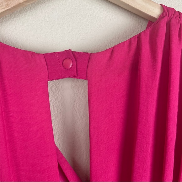 ALICE + OLIVIA Strawberry Ruche Nanette Dress NWT - Picture 10 of 14